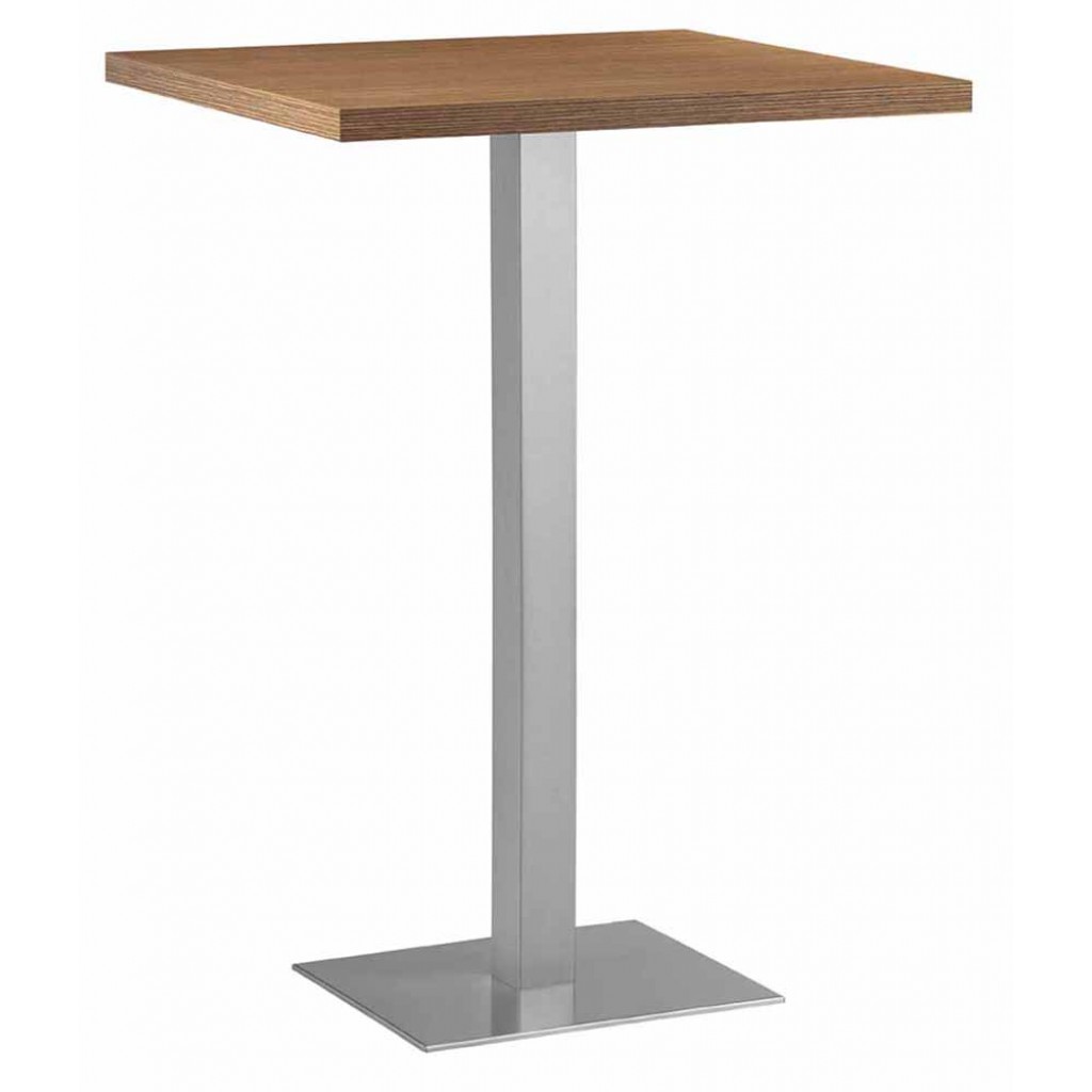 Masa inalta din lemn si otel XT 480A Q - Nuovo Design